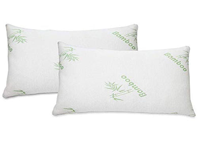 2pc Bamboo Pillow Shredded Memory Foam