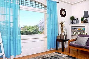 All American Collection New 2pc Doli Sheer Curtain