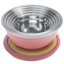 Load image into Gallery viewer, New Home Deal 21 Piece Mixing/ Salad Colored Stainless Steel Bowl Set with Matching Lids